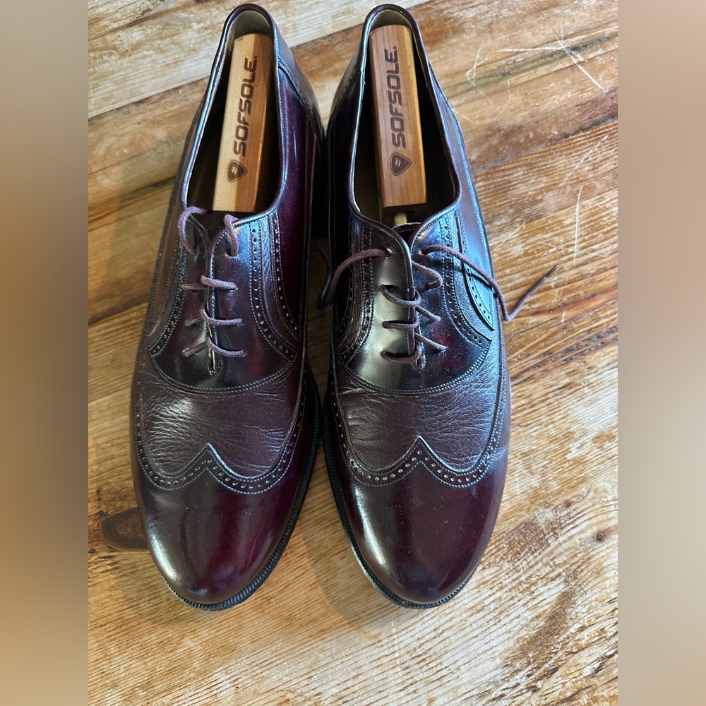 Mezlan  Brown Oxford Shoes Classic Design